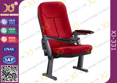 China Faltbare Aluminiumbein-Auditoriums-Sitzplatz-Stühle neigen sich herauf Seat mit ABS Tablette fournisseur