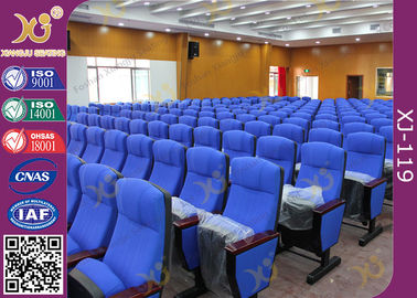 China Starke örtlich festgelegte Grundauditoriums-Theater-Sitzplätze/Stühle mit Schreibplatte fournisseur