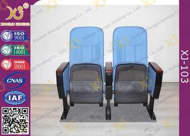 China Gewebe Padder-Gebet Seat, das Kirchen-Hall-Stühle mit Tablet-und Buch-Gestell stapelt fournisseur