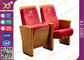 Leistungsfähige rote Gewebe-Auditoriums-Stühle mit gefaltetem schreibendem Tablet fournisseur