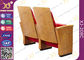 Leistungsfähige rote Gewebe-Auditoriums-Stühle mit gefaltetem schreibendem Tablet fournisseur