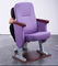 Billiges purpurrotes Gewebe-stapelbare Kirchen-Stühle mit aufgefüllter Seat-Basis für Verkauf fournisseur