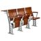 Walnuss-Sperrholz-College-Klassenzimmer-Möbel-/Studenten-Studien-Tabelle und Stuhl mit Armlehne fournisseur