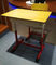 Ergonomische Schulbank und sitzen 650*450MM Holz-Tischplatte-justierbarem Stahlrohr vor fournisseur